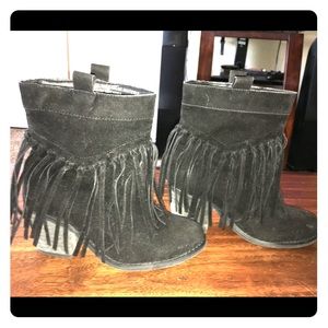 Fringe Ankle Booties